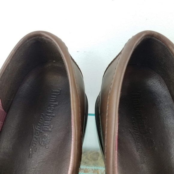 Timberland Waterproof Brown Leather Slip Clogs 6M - Picture 6 of 8